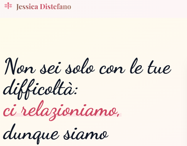 Dott.ssa Jessica Distefano - Psicologa